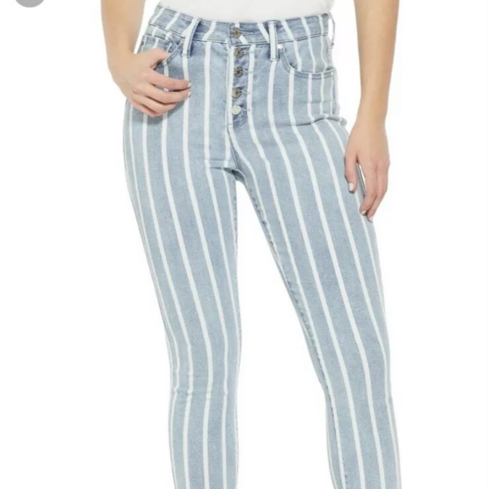 NWT Guess Libby Britney stripe jeans size 30